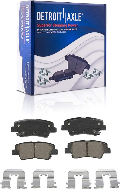 5-Lug Front & Rear Brake Pads Rotors for 2011-2016 Hyundai Elantra gallery