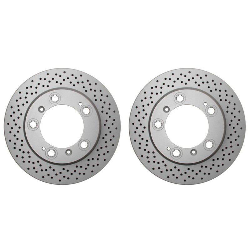 Hella Rear 299mm Brake Rotors Kit For Porsche Boxster Cayman S