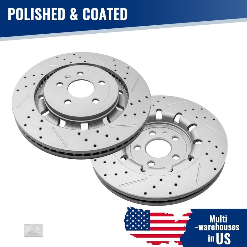 13.86 inch Front Brake Disc Rotors For Ford Explorer 2013-19 Flex Taurus Mks Mkt