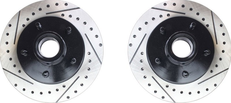1983-93 Ford F-150 Front Disc Rotors & Rear 8.8 Disc Brake Conversion-BLACK gallery
