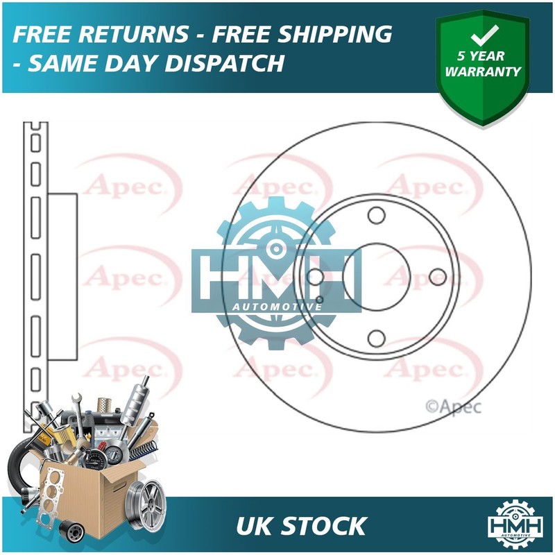 Fits Mazda MX-5 1993-2005 1.6 1.8 Brake Disc Front Poppy NO263325XC