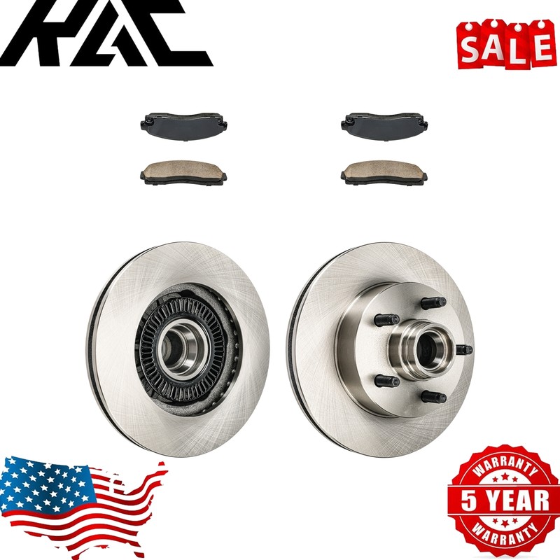 Disc Brake Rotor & Pad Front For 03-09 Mazda B2300; 03-08 Ford Ranger 54059+D833