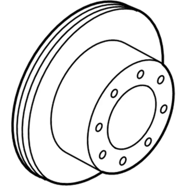 Genuine Ford Disc Brake Rotor 5U2Z-1V125-MF