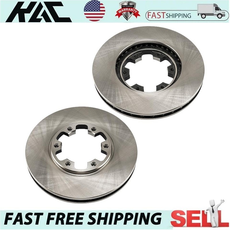 2x Front Disc Brake Rotor For 2000-2004 Nissan Xterra 1996-1998 Pathfinder