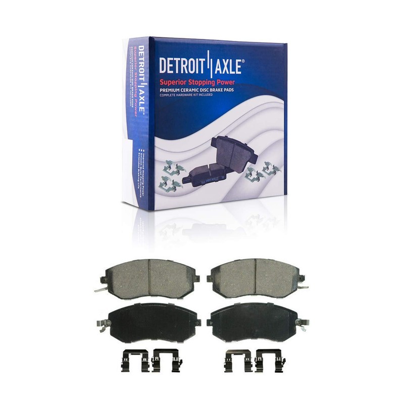 Front Drilled Rotors Brake Pads 20pc Lugnuts for Legacy Impreza Forester Outback gallery