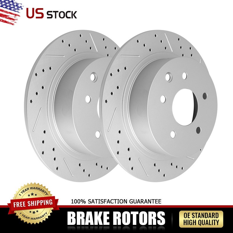 Rear Disc Brake Rotors for 2002 2003-2025 Nissan Altima 2011-2017 Sentra Juke