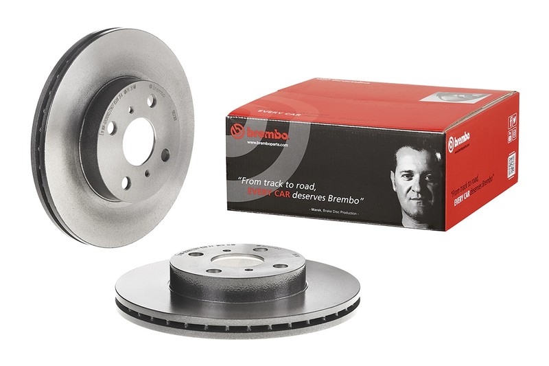 For Toyota Chevy Front Left or Right Brake Disc Rotor Vented Coat 255mm Brembo