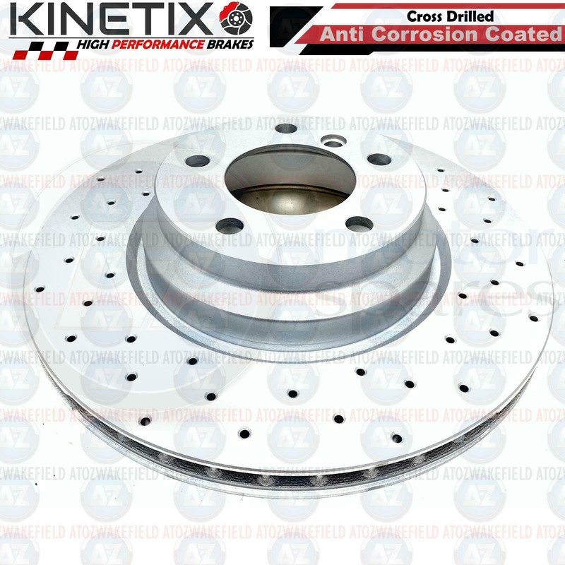 FOR BMW X1 M SPORT 28i 11-15 FRONT DRILLED BRAKE DISCS BREMBO PADS SENSOR 330mm gallery