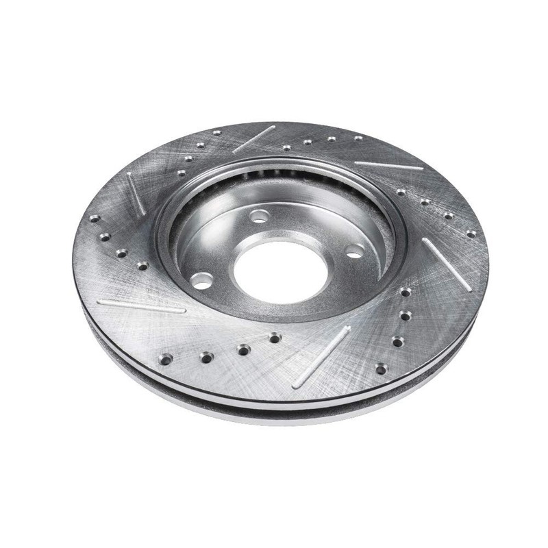 Front Drilled Slotted Disc Brake Rotors for 2000 2001 2002 2003 2004 Ford Focus gallery