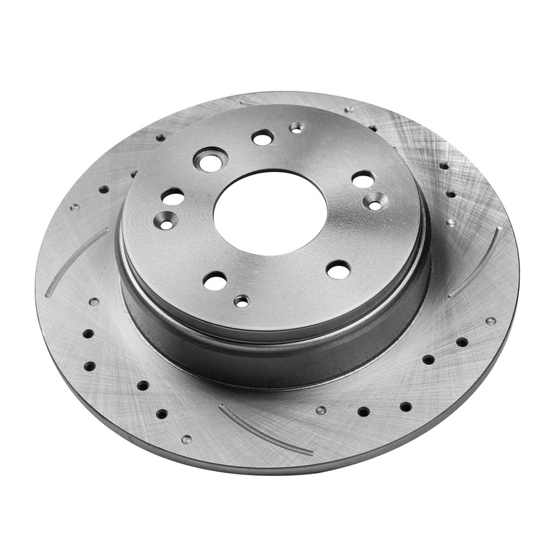 Rear 5 Lug 282mm Brake Rotors Ceramic Pads Kit for Honda Element 2003-2011 2.4L gallery