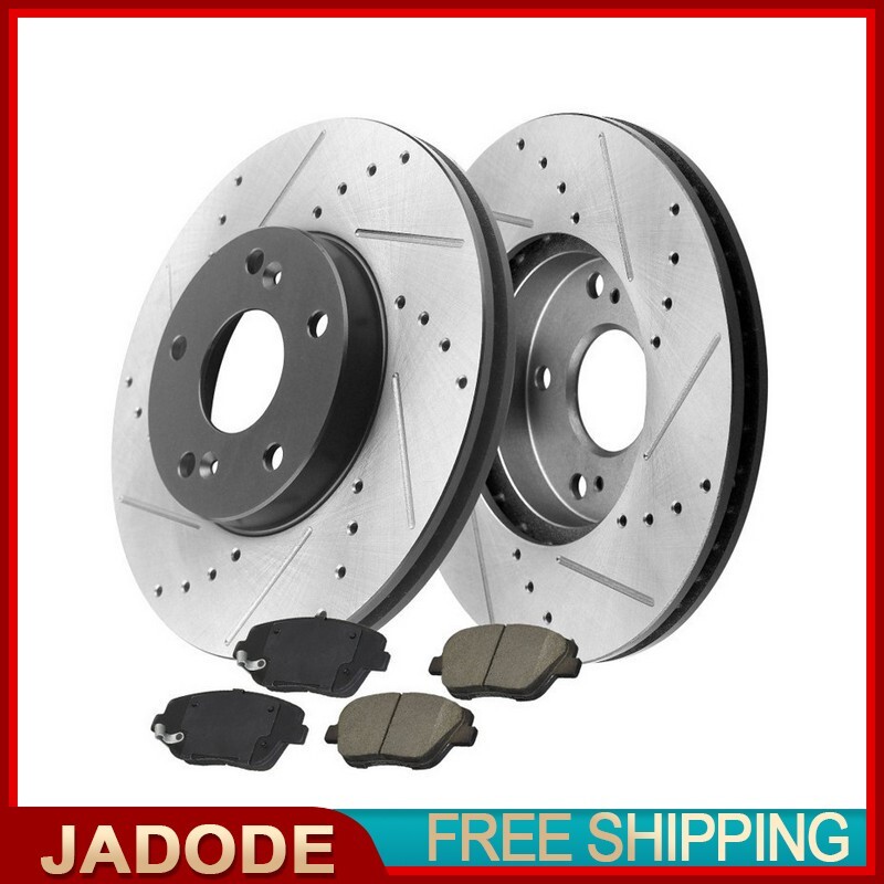 2.4L Front Drilled Rotors and Brake Pads for Kia Optima Hyundai Sonata PA S23