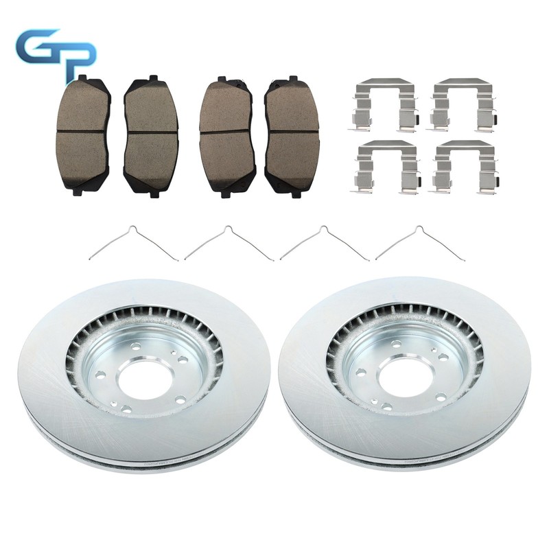 Disc Brake Rotors & Brake Pads For Hyundai Sonata Kona Electric Kia Optima Front