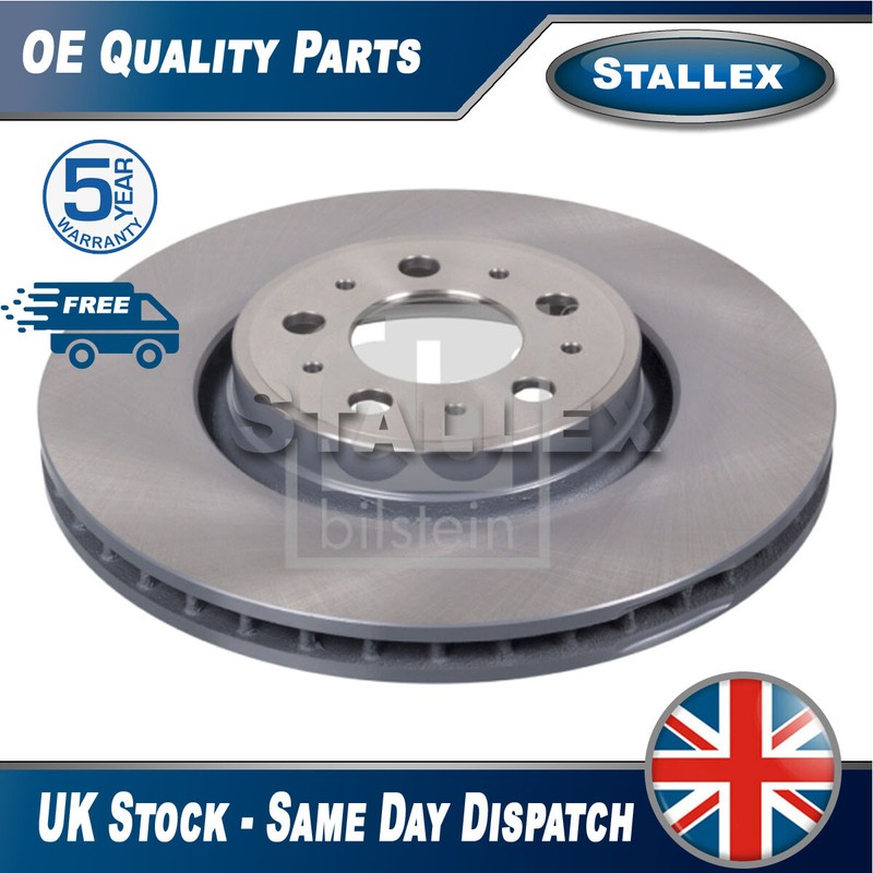 Fits Volvo V70 1999-2008 S60 2000-2010 S80 1998-2008 Brake Discs Front Stallex