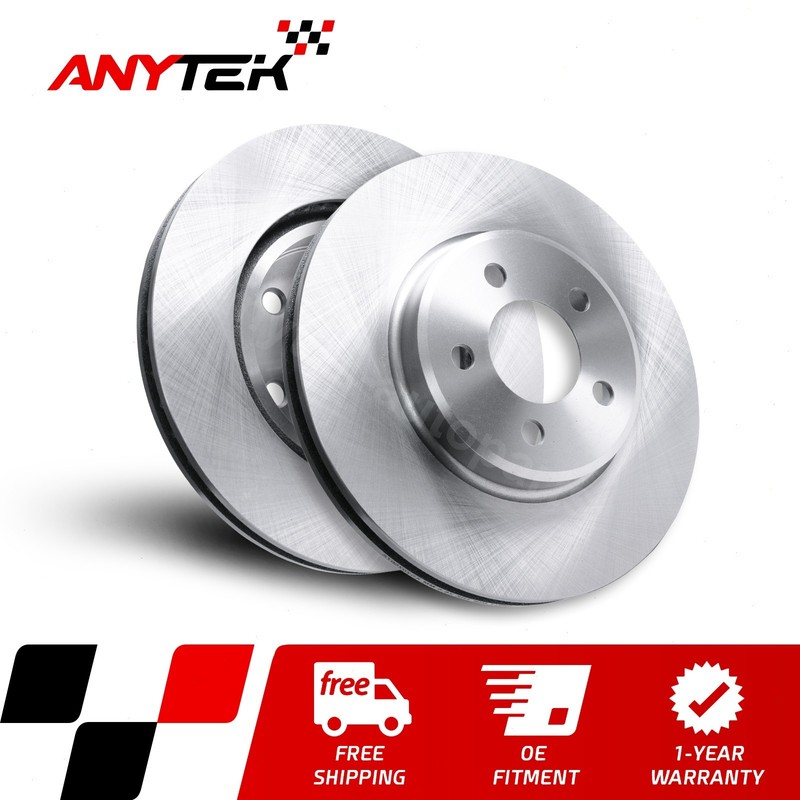 Front Side 2x Brake Rotors for Dodge 2009-2022 Challenger 2006-2023 Charger