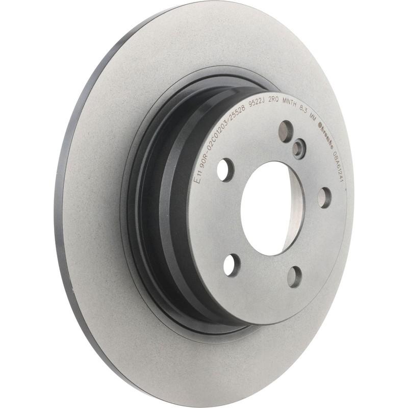 Brembo 08.A612.41 Rear Premium UV Coated Rotor for 2012-2015 Mercedes-Benz C250