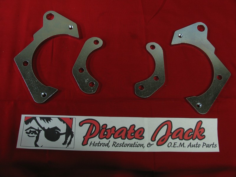 65-68 Impala Performance Power Disc Brake Kit, Red PC Caliper, D/S Rotors gallery