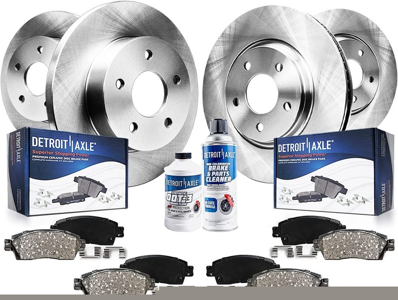 Front & Rear Brake Pads Rotors for 2013 2014 2015 2016 Nissan Sentra