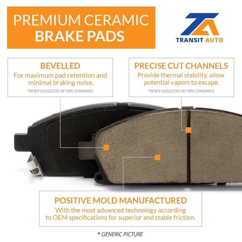 [Front] Brake Rotor Ceramic Pad Kit For 1990-2002 Chevrolet Astro GMC Safari AWD gallery