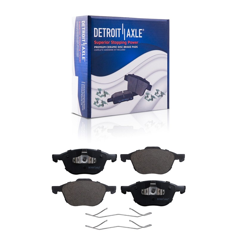 Front Rear Disc Rotors & Ceramic Brake Pads Kit for 2012 2013 2014-18 Ford Focus gallery