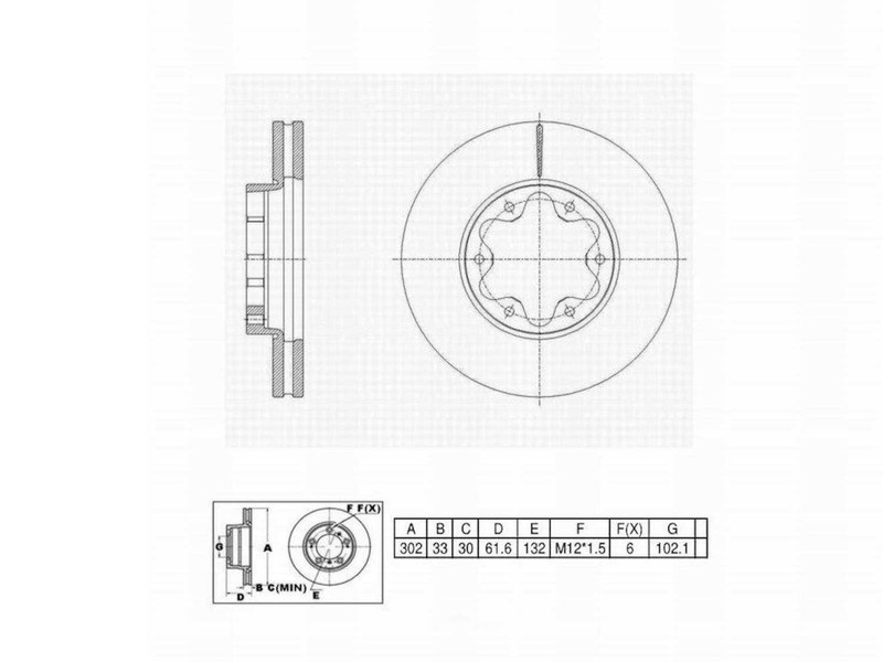 Disc Brake Rotor-FVP Premium Replacement WINSTOP 6622550