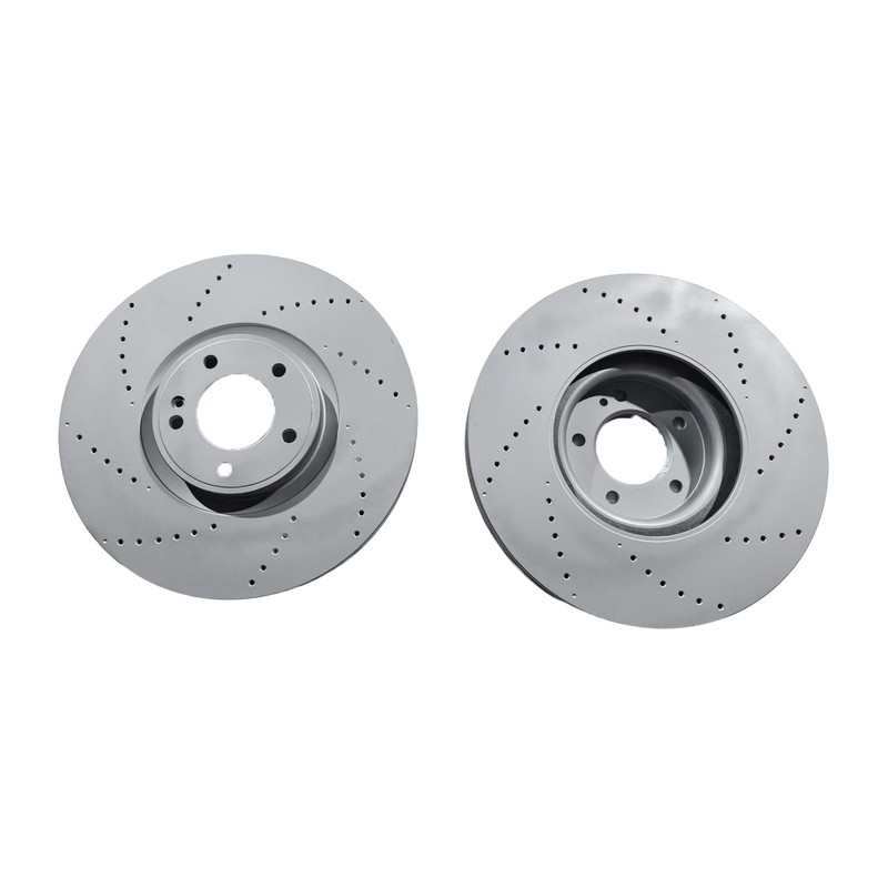 For 2019-2023 Mercedes G63 Amg Front Rear Brake Pad & Rotors And Sensors US gallery