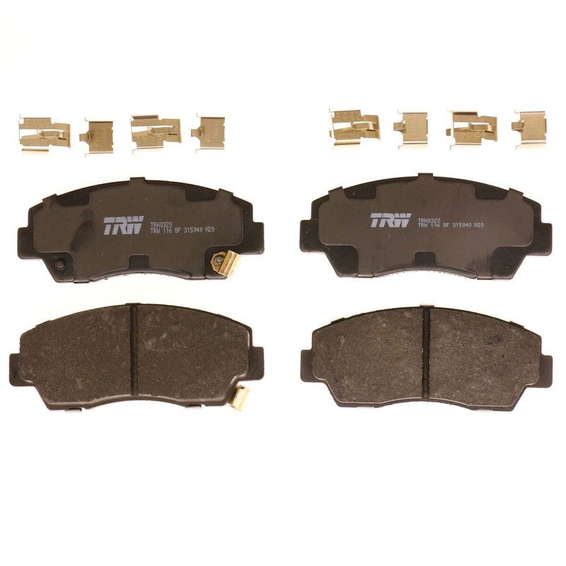 TRH0320 TRW 2-Wheel Set Brake Pad Sets Front for Pickup Mazda B2200 Truck B2600