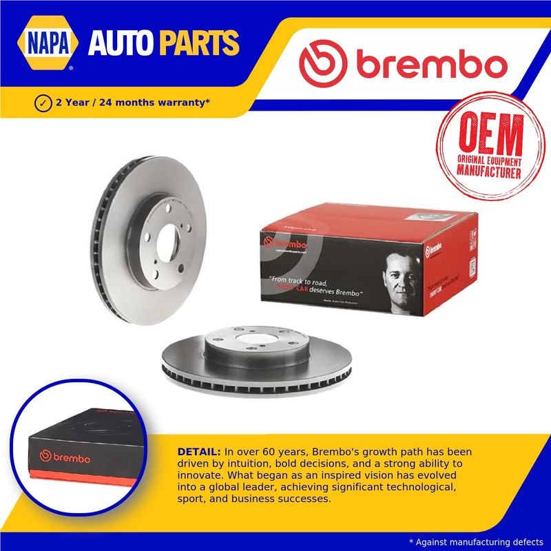 2x Brake Discs Pair Vented fits TOYOTA RAV4 CLA2 2.0D Front 01 to 05 1CD-FTV Set