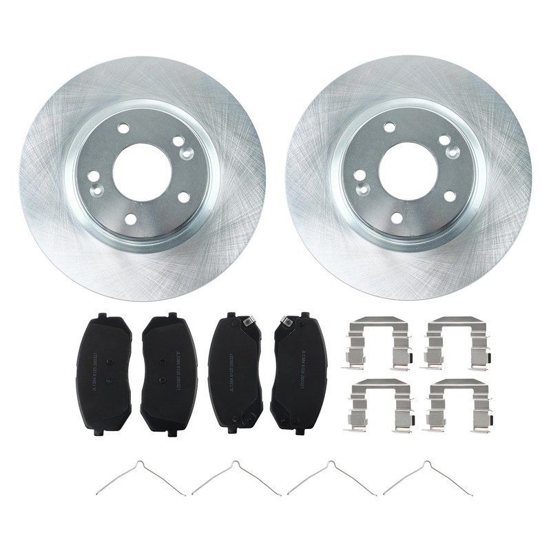 Labwork Front 305mm Drilled Brake Rotor & Ceramic Pad For Hyundai Sonata Kia gallery