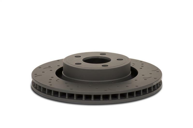 Hawk Performance HTC4403-DZ Talon Cross Drilled And Slotted Brake Rotors gallery