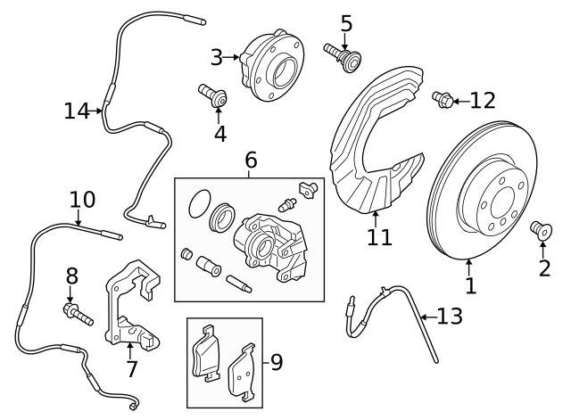 Genuine BMW Disc Brake Rotor Front 34-10-6-880-072 gallery