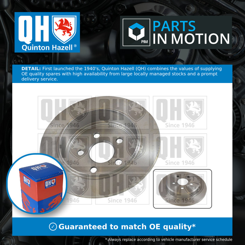 2x Brake Discs Pair Solid fits CHRYSLER NEON PL 1.8 Rear 97 to 99 EBD 270mm Set