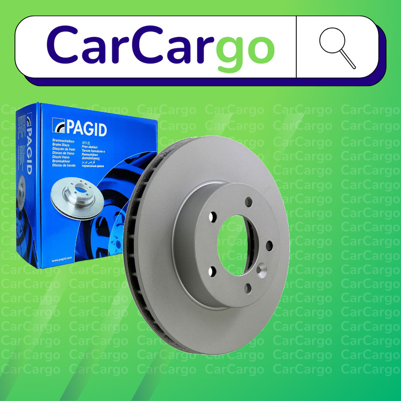 Pagid Vented Front Brake Discs Pair For Jaguar XJ 12 6.0 1994-1997 291 mm