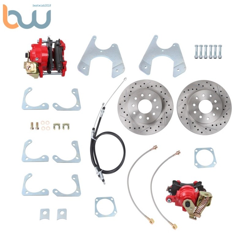 For Chevrolet Buick Rear Disc Brake Conversion Kit Caliper Brackets & Spacers