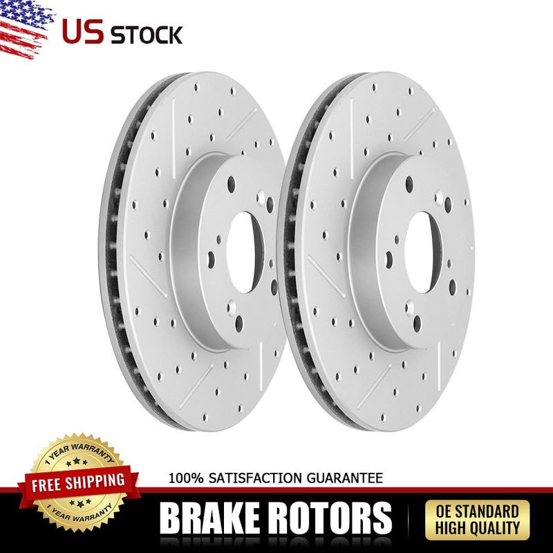 Front Disc Brake Rotors Kit for Honda Accord Civic CR-V Element Acura CSX ILX
