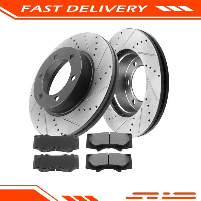 325mm Rear Disc Brake Rotors and Ceramic Brake Pads For Chevy Astro SILVERADO