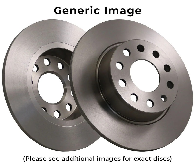 2x Brake Discs Pair Solid fits OPEL CORSA D 1.7D Rear 06 to 14 264mm Set 569418 gallery