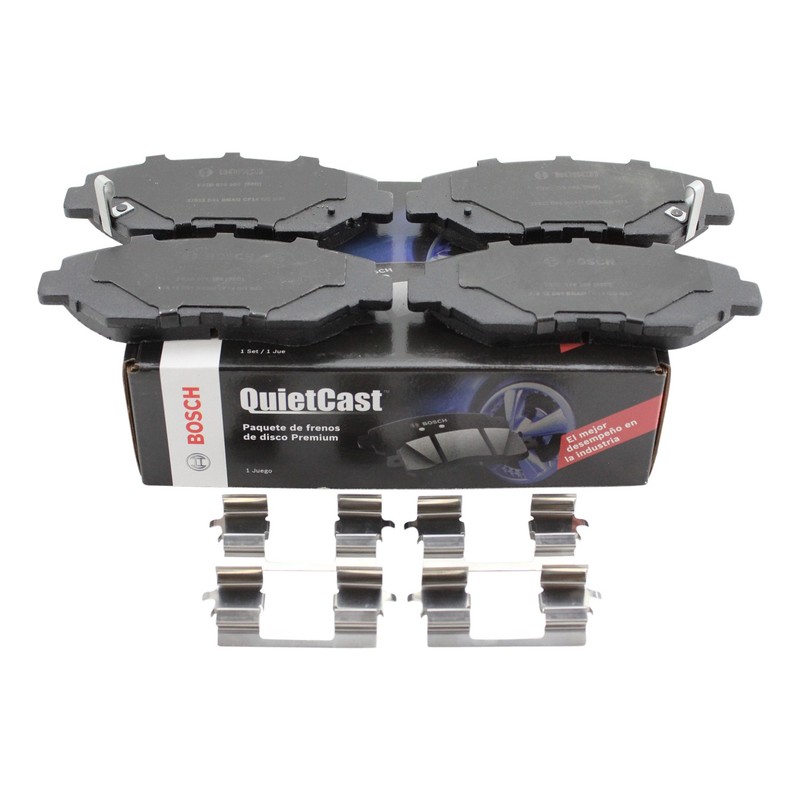 DuraGo Front Rotors Bosch QuietCast Ceramic Disc Brake Pad Kit For CR-V L4 12-16 gallery