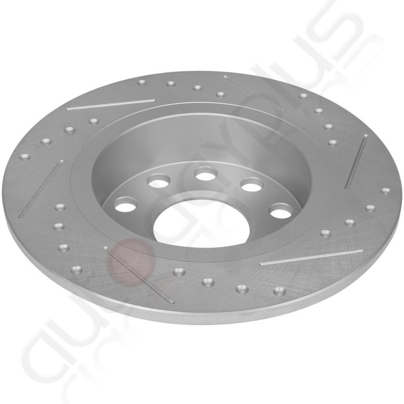 Fits 2015-2016 Volkswagen Golf 1.4L 1.8L Front Vented Rear Solid Brake Rotors gallery
