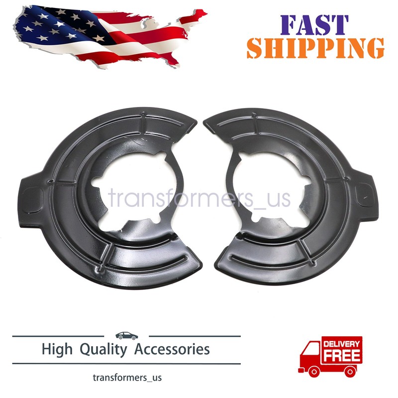 NEW Black Brake Dust Shield Left & Right Side for 2007-18 Jeep Wrangler