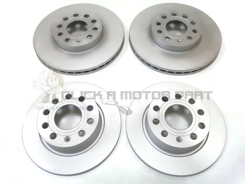 VW GOLF MK5 1.9 TDI FRONT & REAR BRAKE DISCS SET NEW (CHECK SIZE 288MM FRONT)