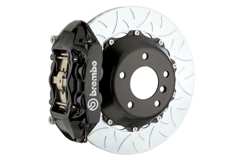 Brembo GT Brakes Rear 380mm Slotted Type 3 4 Pot Black 991.1 C2S C4S PCCB 12-16