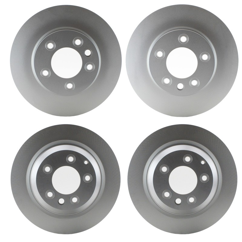 SHW Performance Front and Rear Disc Brake Rotor Kit For Volkswagen