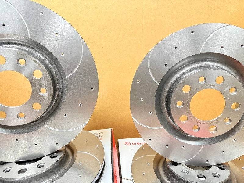 FOR BMW F30 F32 F33 F34 F36 PERFORMANCE FRONT REAR DRILELD GROOVED DISCS & PADS gallery