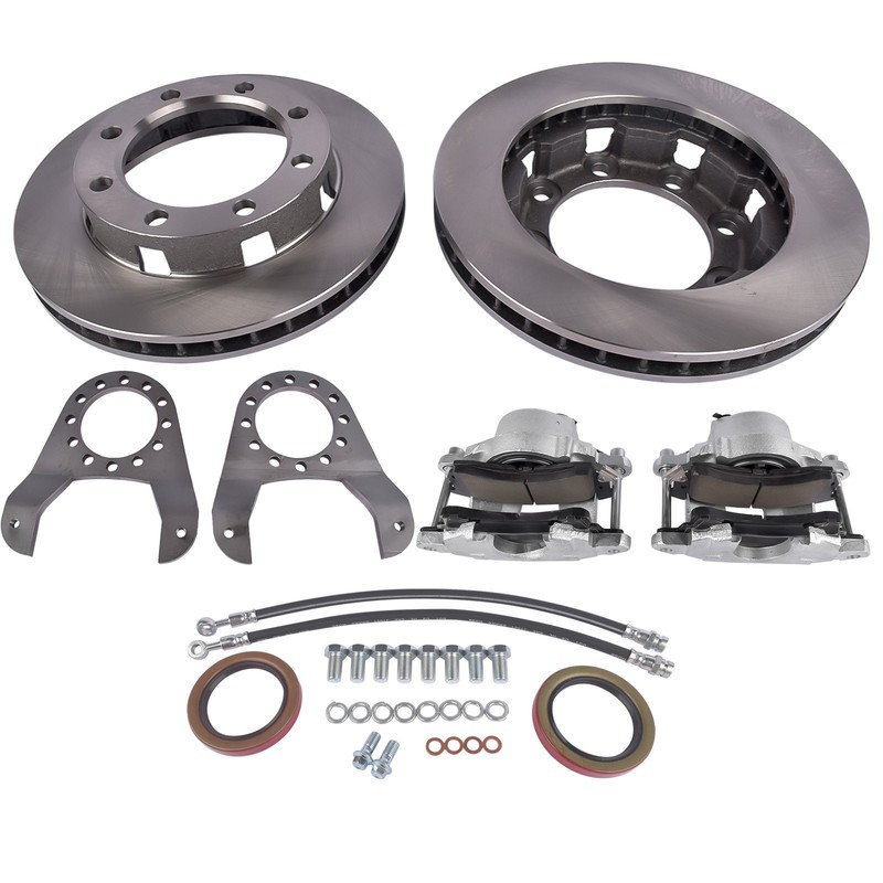 For GM 1973-1988 Full Float Rear Axle Complete Disc Brake Conversion Kit 14 bolt
