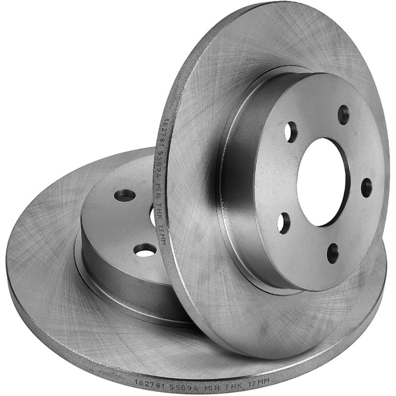 Rear Discs Brake Rotors Solid For 2008 2009 2010 2011 2012 Chevrolet Malibu 3.6L