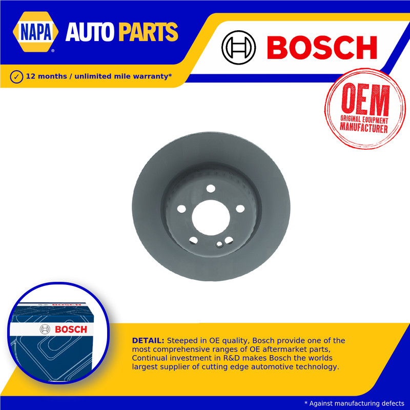 2x Brake Discs Pair Solid Rear 300mm 0986479H49 Bosch Set A0004230512 0004230512