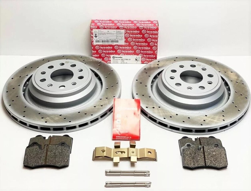 OEM Genuine Rear Brake Rotors & Pads For 2014-2016 Maserati Ghibli Quattroporte gallery