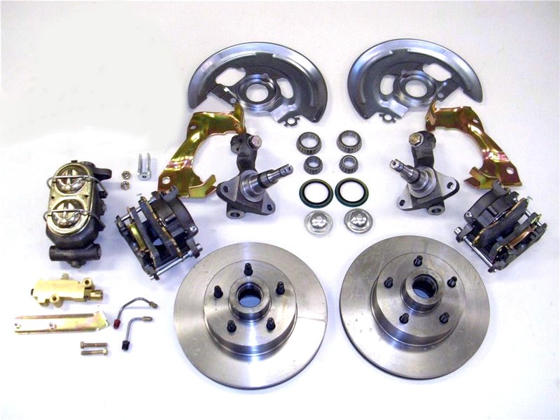 1962 – 1967 Chevy II Nova Manual Disc Brake Conversion Kit Stock Spindles Master