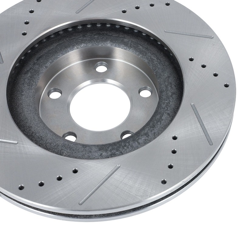 Front Brake Rotor Vented Solid Fits Ford Edge For Lincoln Mkx 2010 - 2014 2X gallery