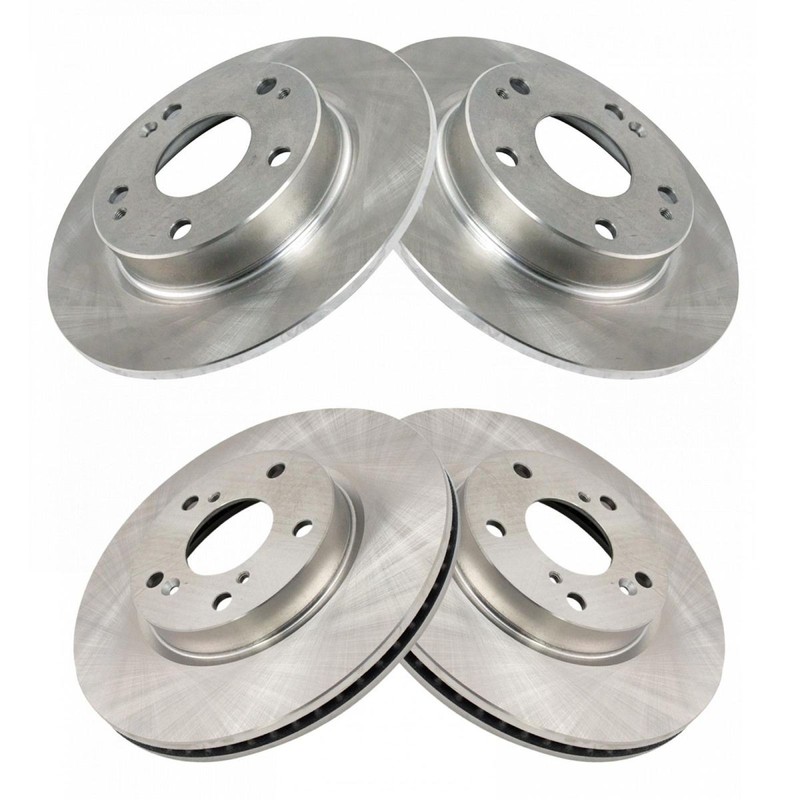 Front and Rear Brake Rotors Set For 2016-2022 Honda Civic 2019-2022 Insight